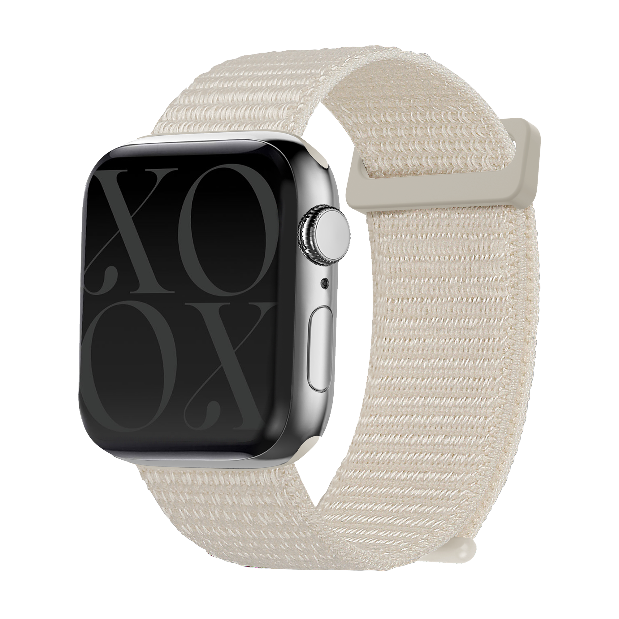 Bracelet nylon xoxo Wildhearts Apple Watch (lumière stellaire)