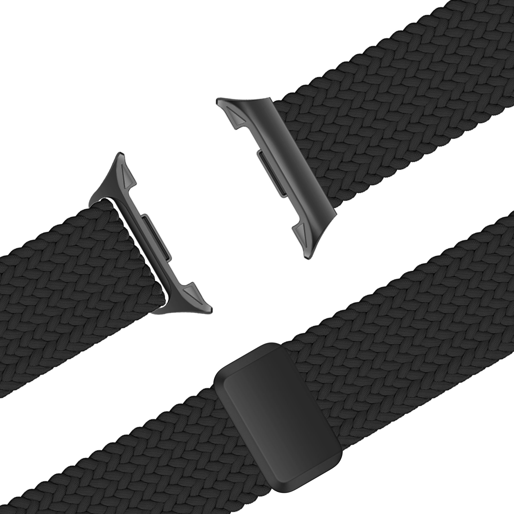 Bandz Bracelet tissé magnétique Samsung Galaxy Watch 8 - 40mm (noir)