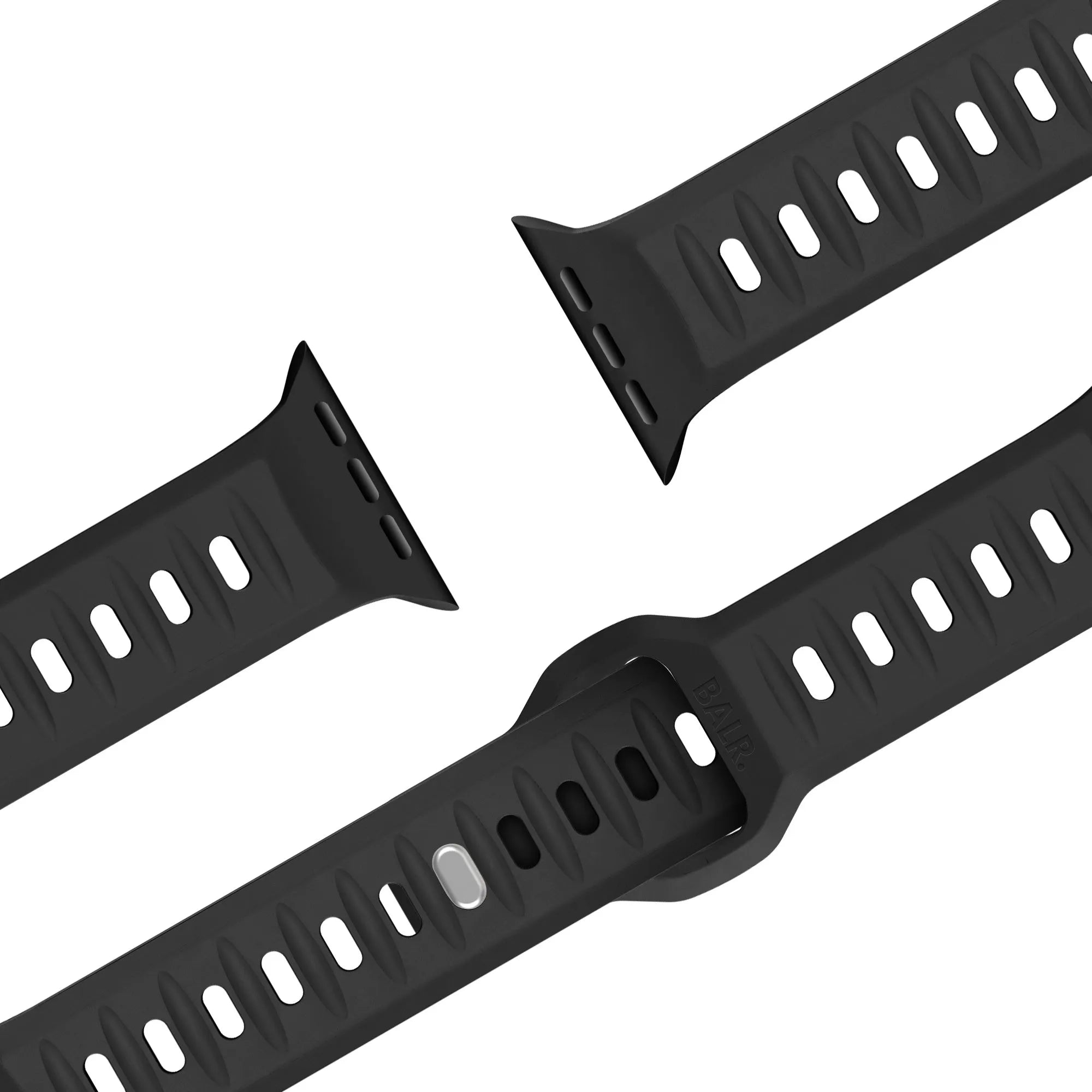 BALR. Bracelet en silicone Outdoor pour Apple Watch (noir)