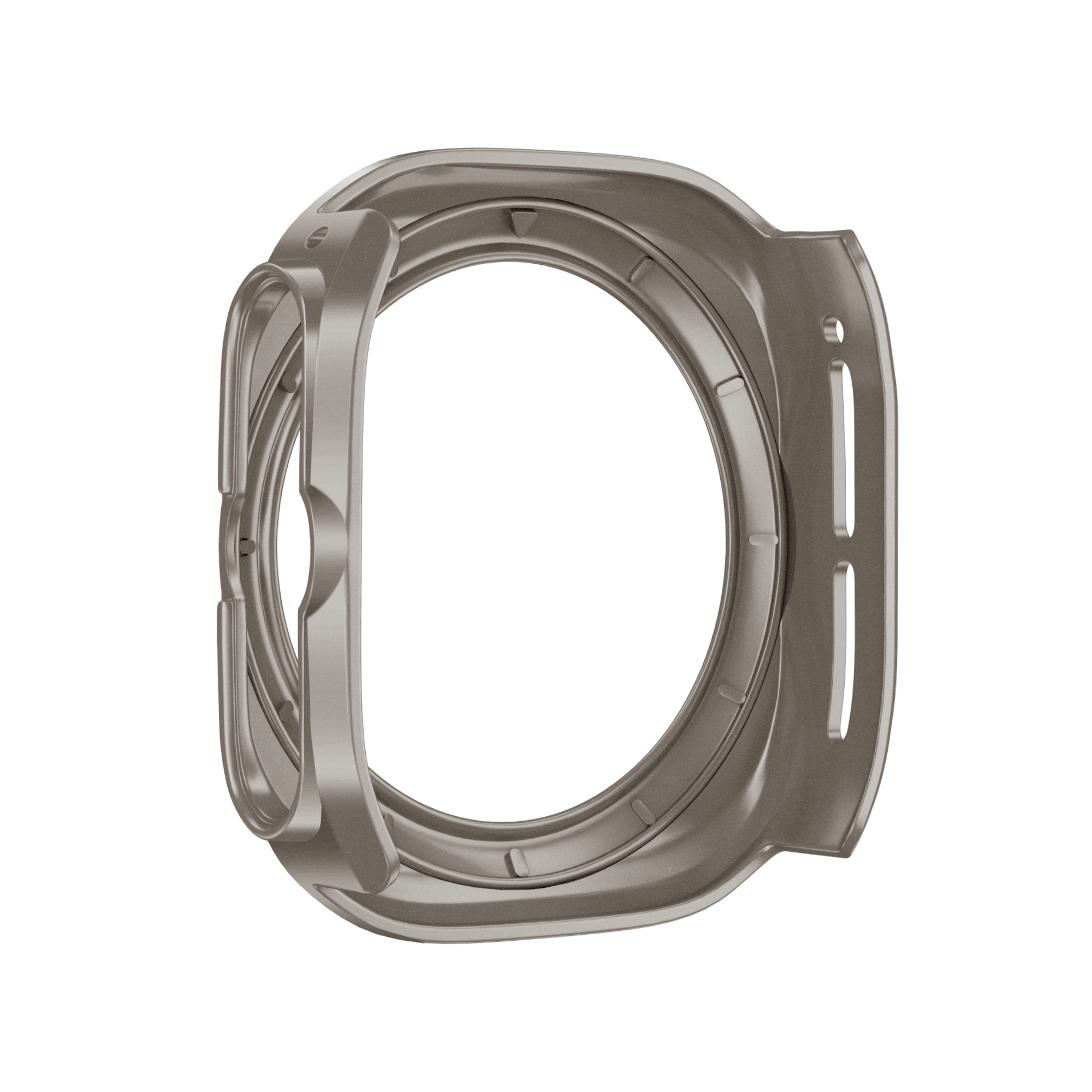 Bandz Coque PC bisel Samsung Galaxy Watch Ultra (titane /orange)