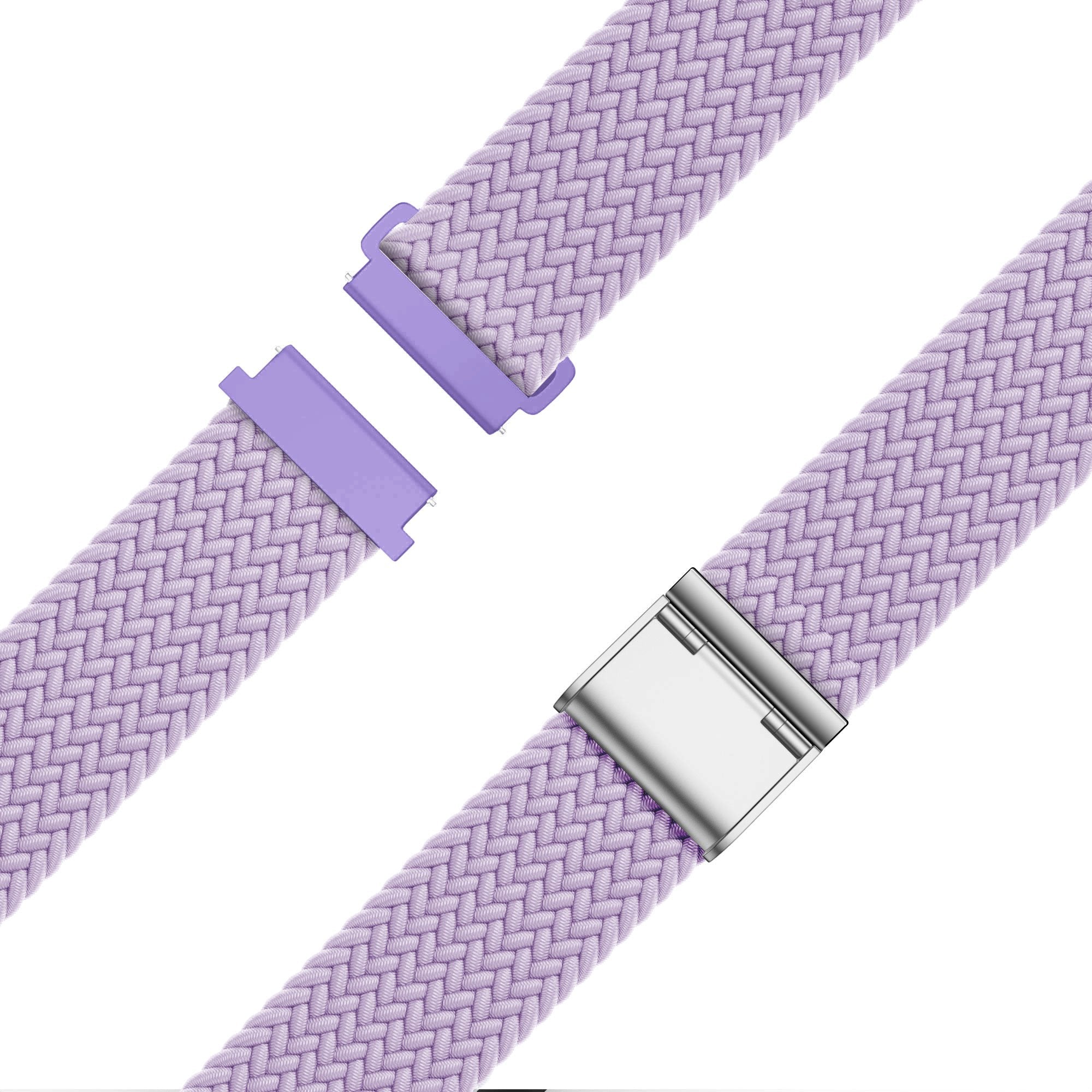 Bandz Garmin Vivomove Sport Woven Nylon Strap (Light Purple)