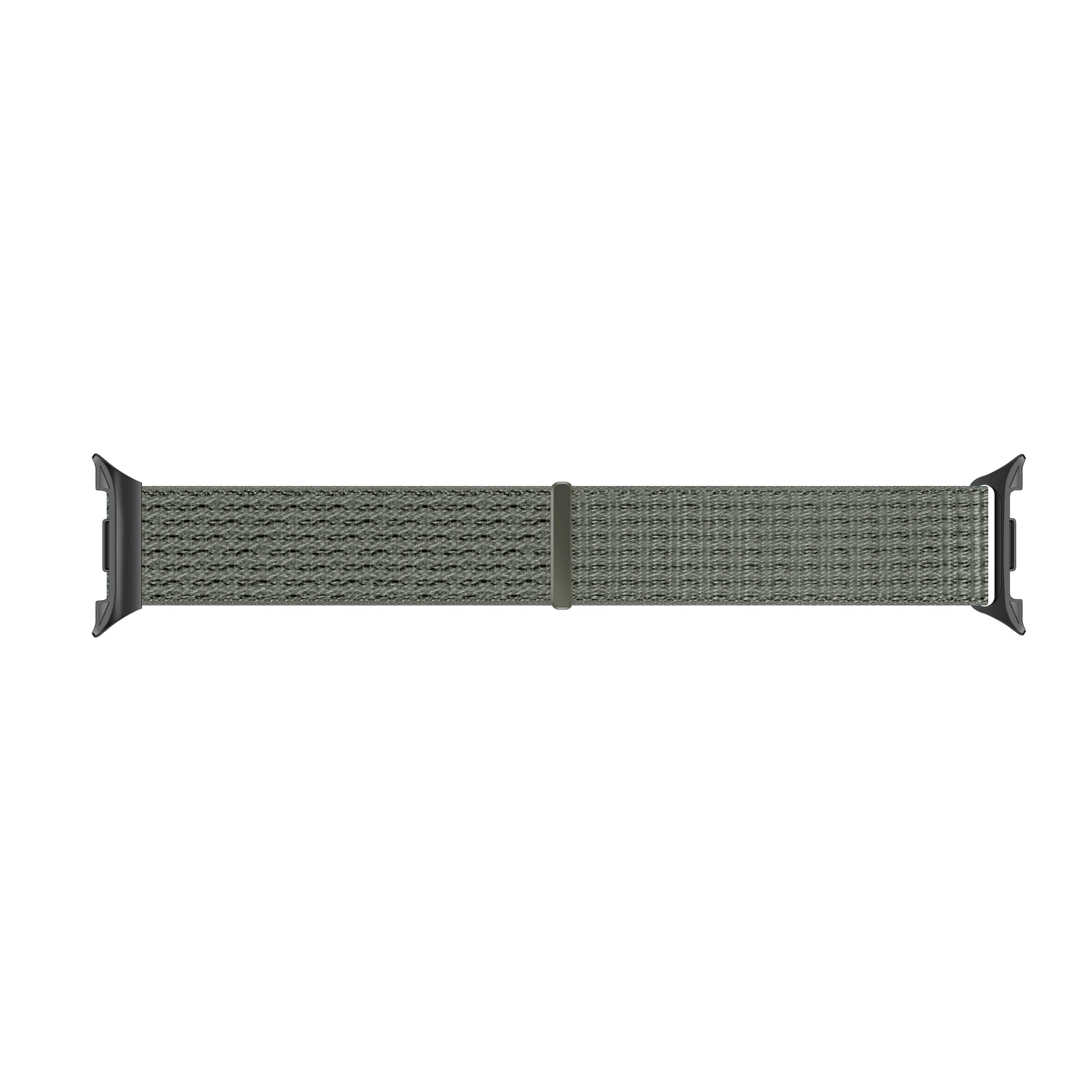 Bracelet nylon Samsung Galaxy Watch 8 Classic (gris-vert)