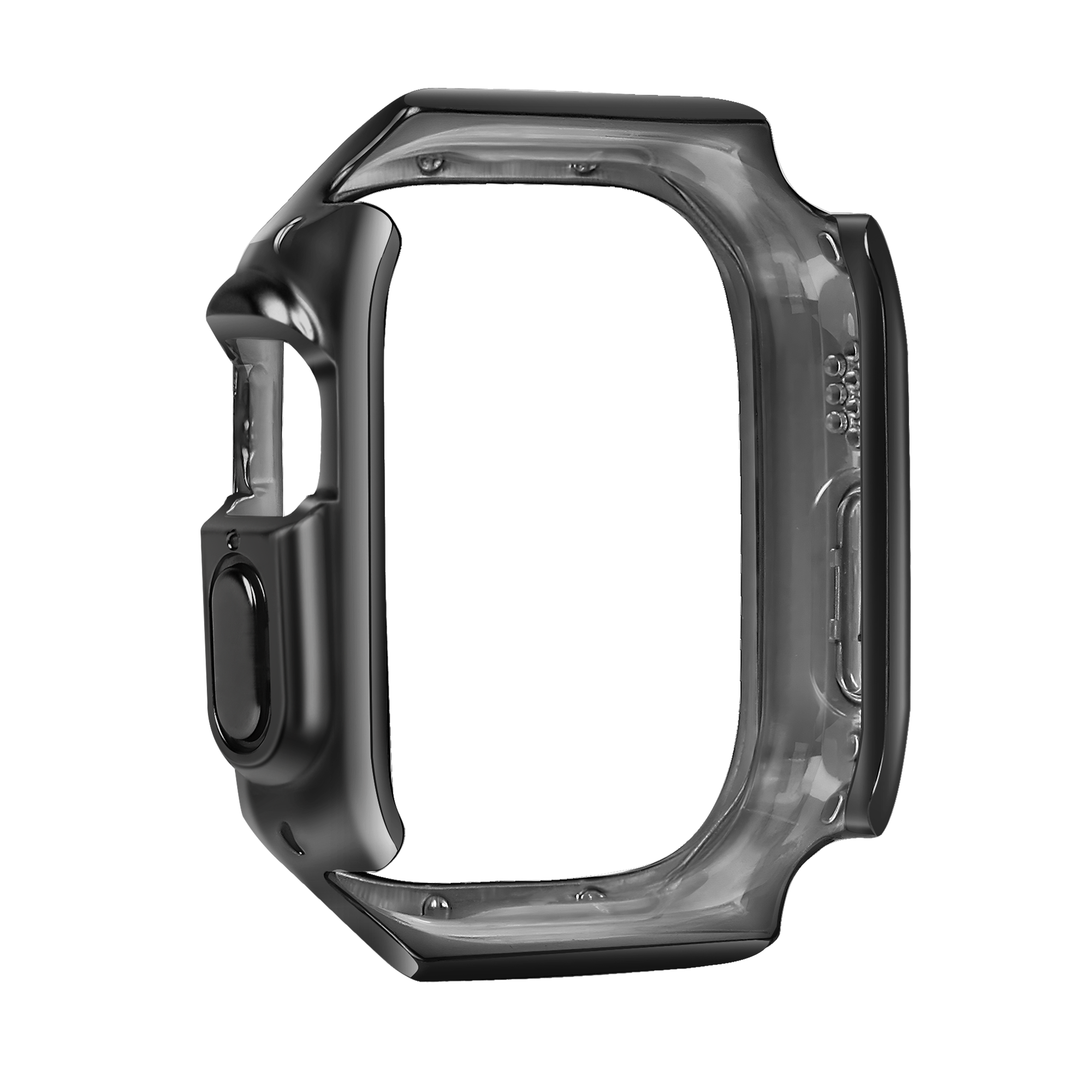 Bandz Coque TPU galvanisé Apple Watch Ultra - 49mm (noir)