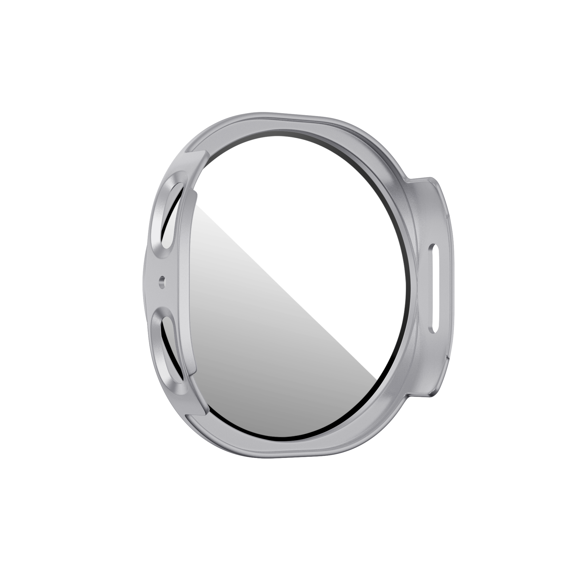 Bandz Coque PC avec verre Samsung Galaxy Watch 8 - 44mm (argent)