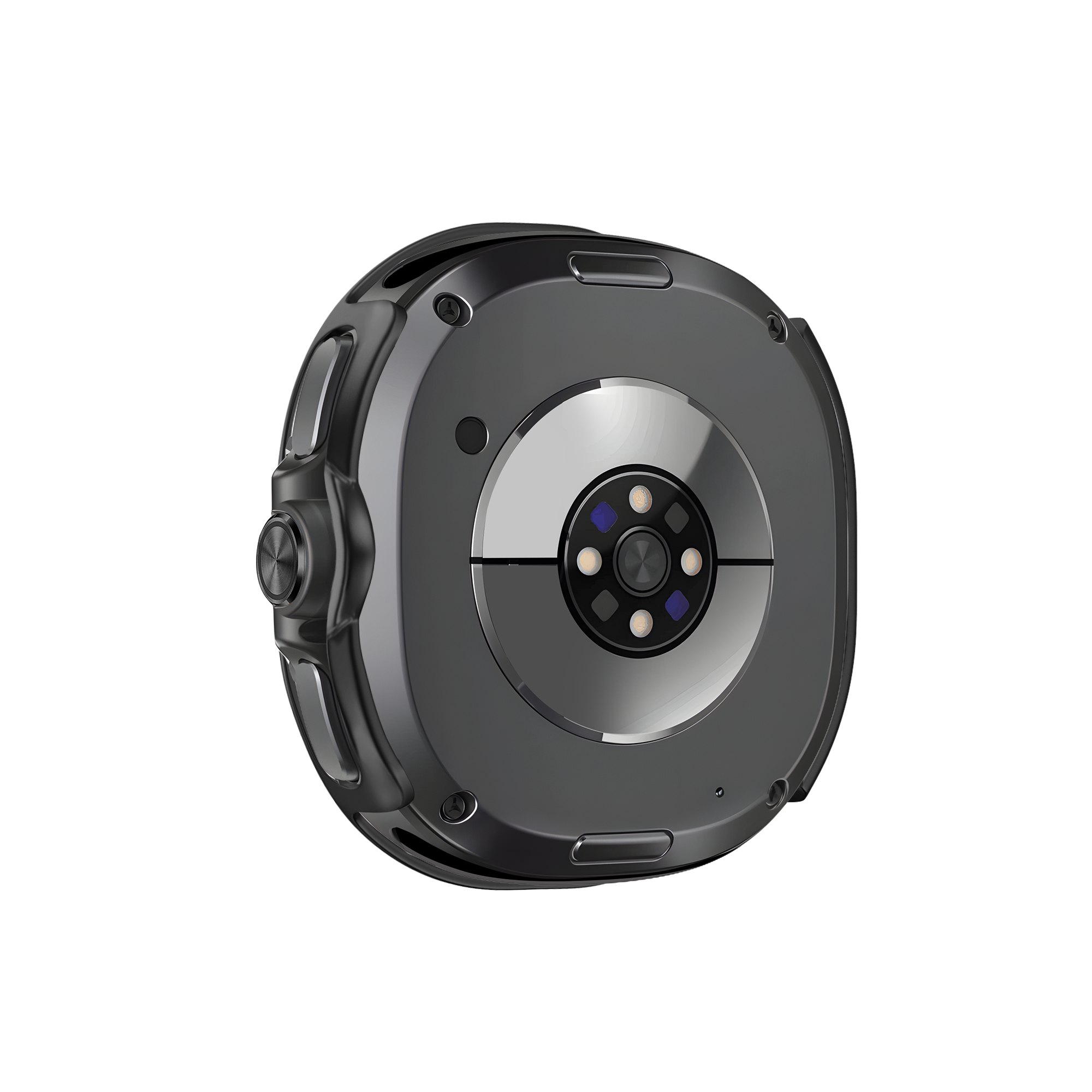 Bandz Coque Bezel avec verre Samsung Galaxy Watch 8 Classic (noir/orange)