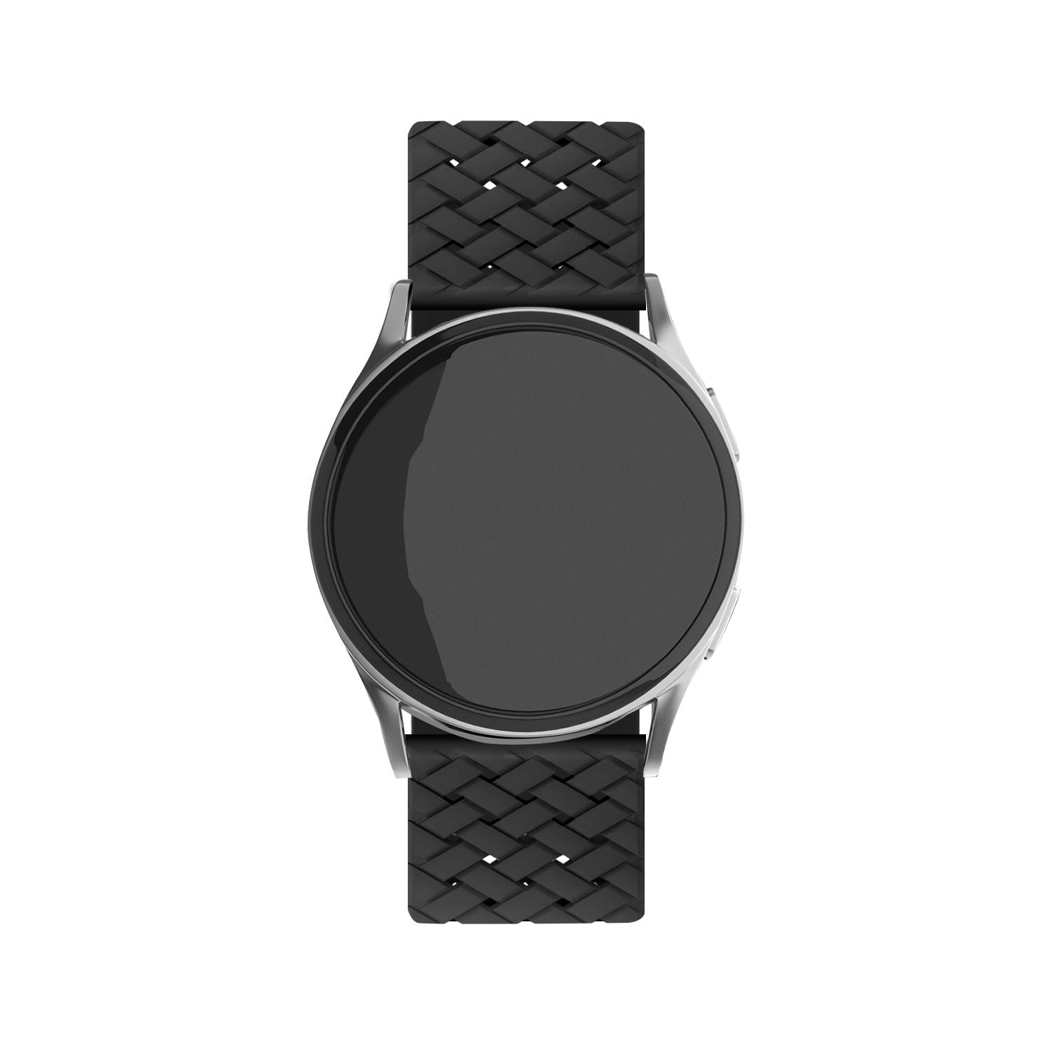 Bracelet silicone tressé Amazfit Active 2 (noir)