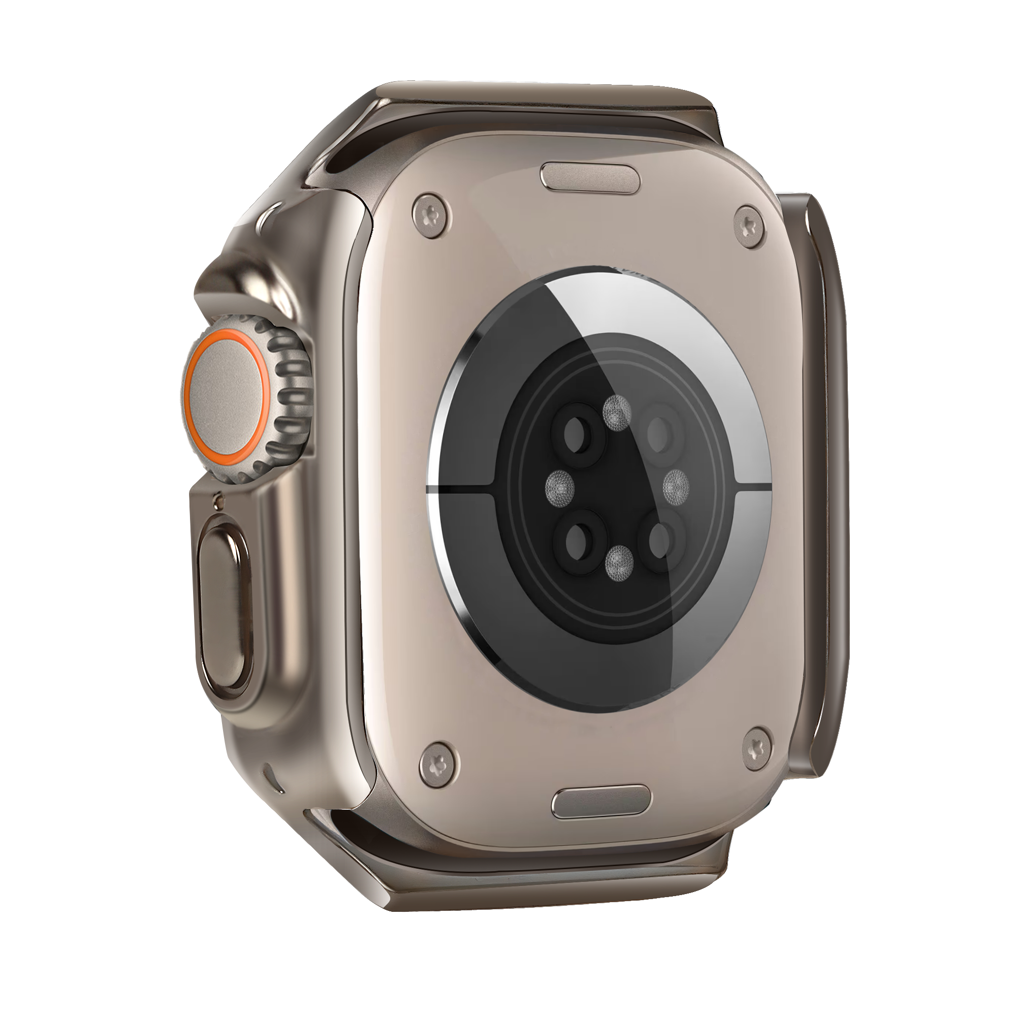 Bandz Coque TPU galvanisé Apple Watch Ultra - 49mm (titane)