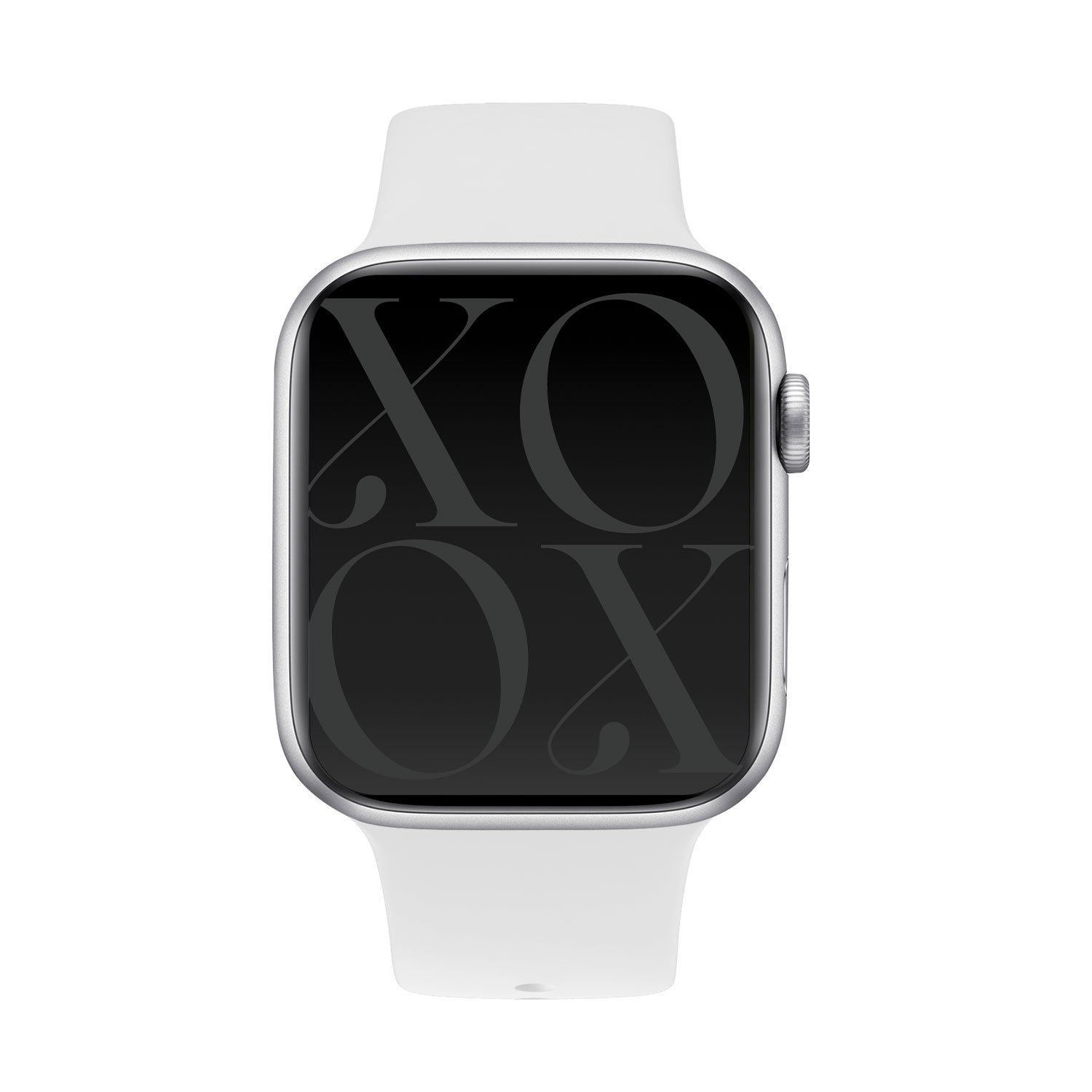 Bracelet silicone xoxo Wildhearts Apple Watch (blanc)