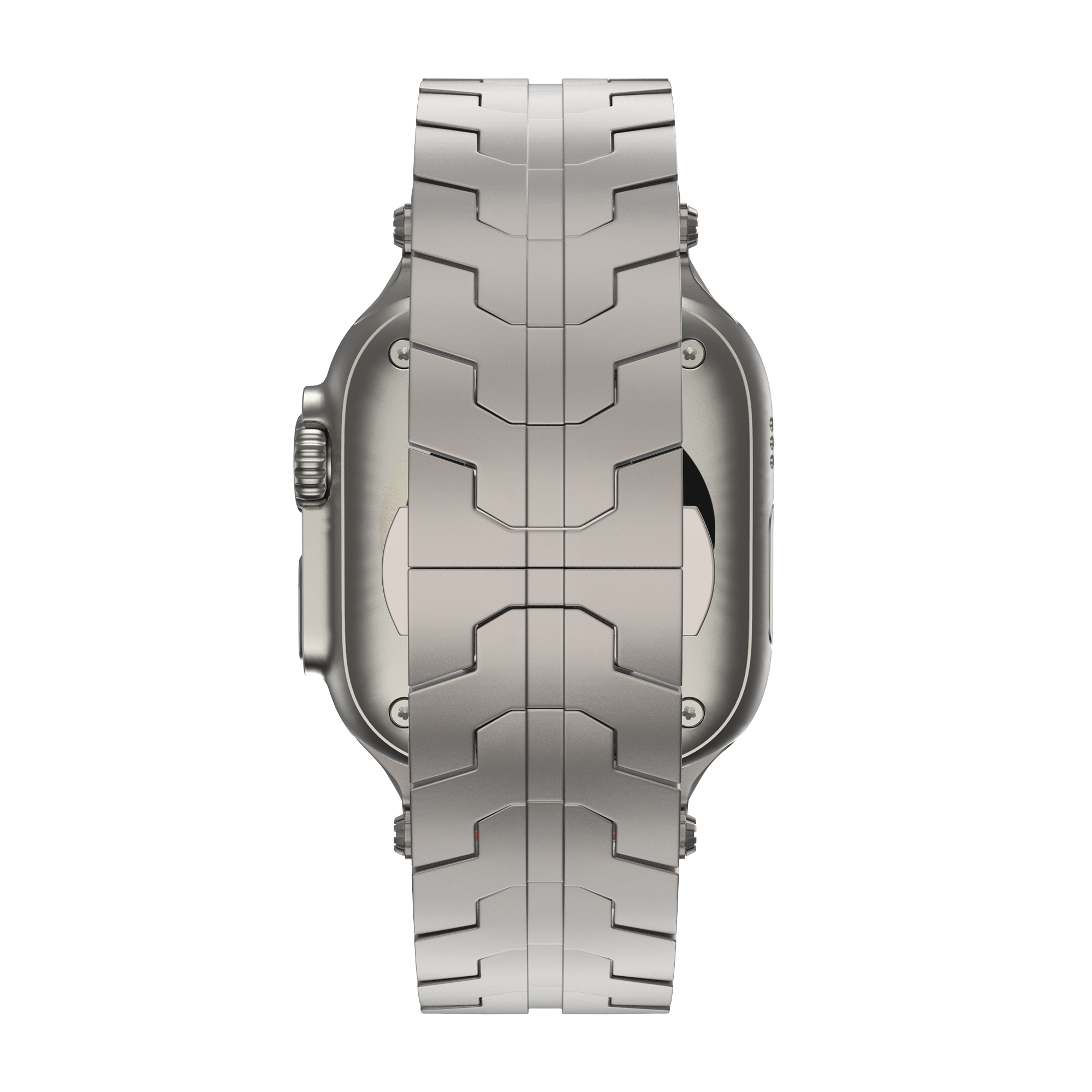 Bandz Bracelet acier granulé 'Deluxe' Apple Watch (titane)