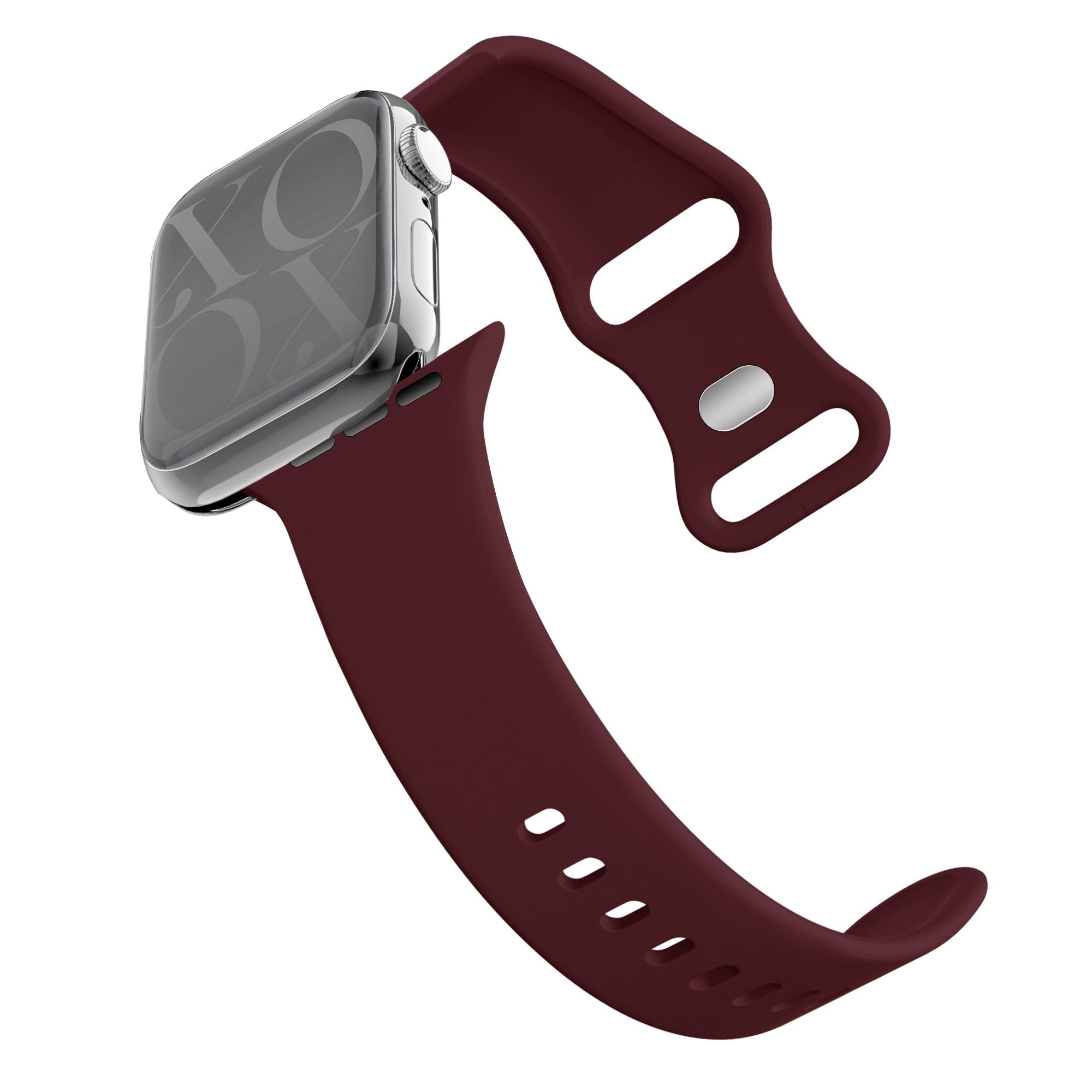 Bracelet silicone xoxo Wildhearts Apple Watch (Bordeaux)
