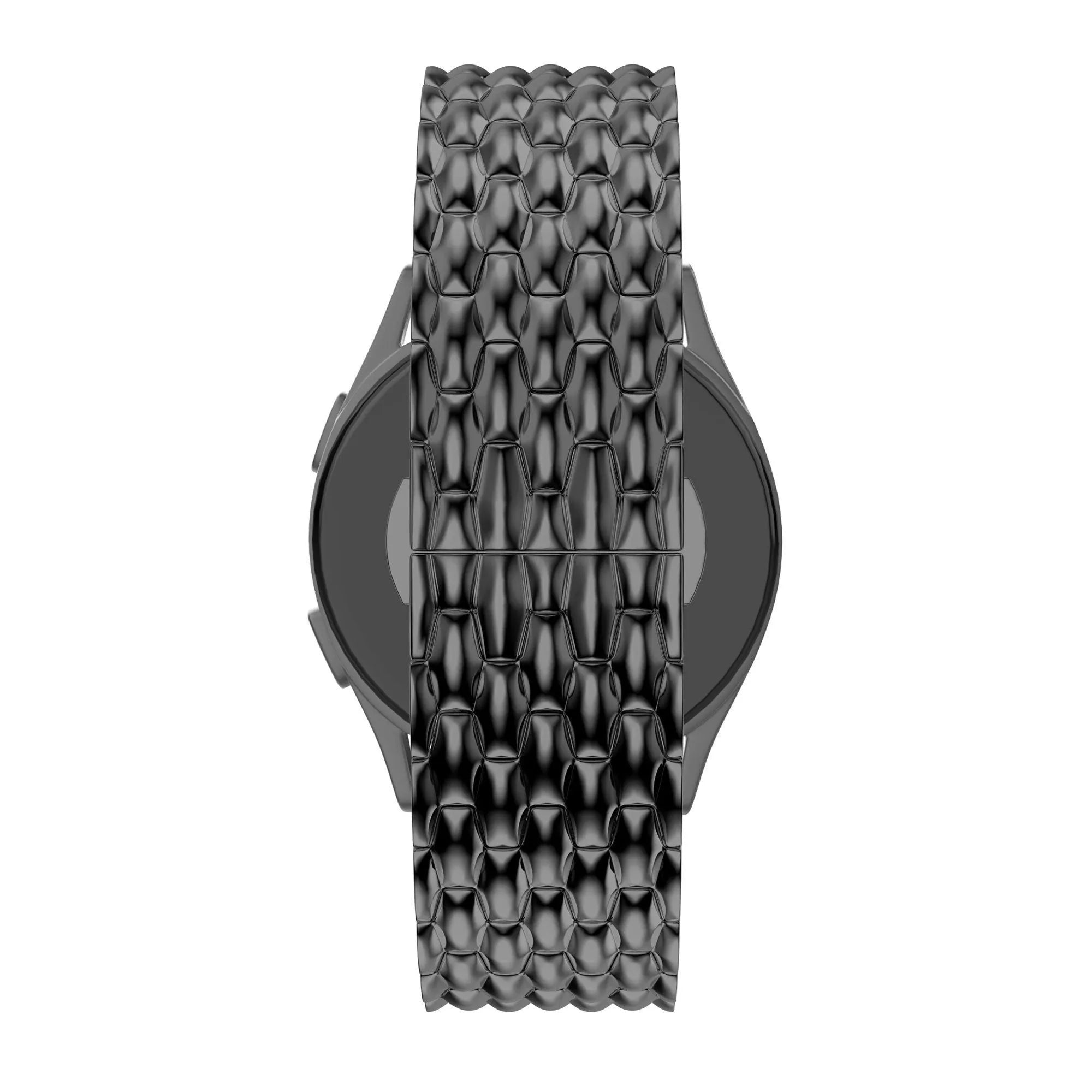 Bandz Bracelet acier 'Dragon' Oppo Watch X2 (noir)