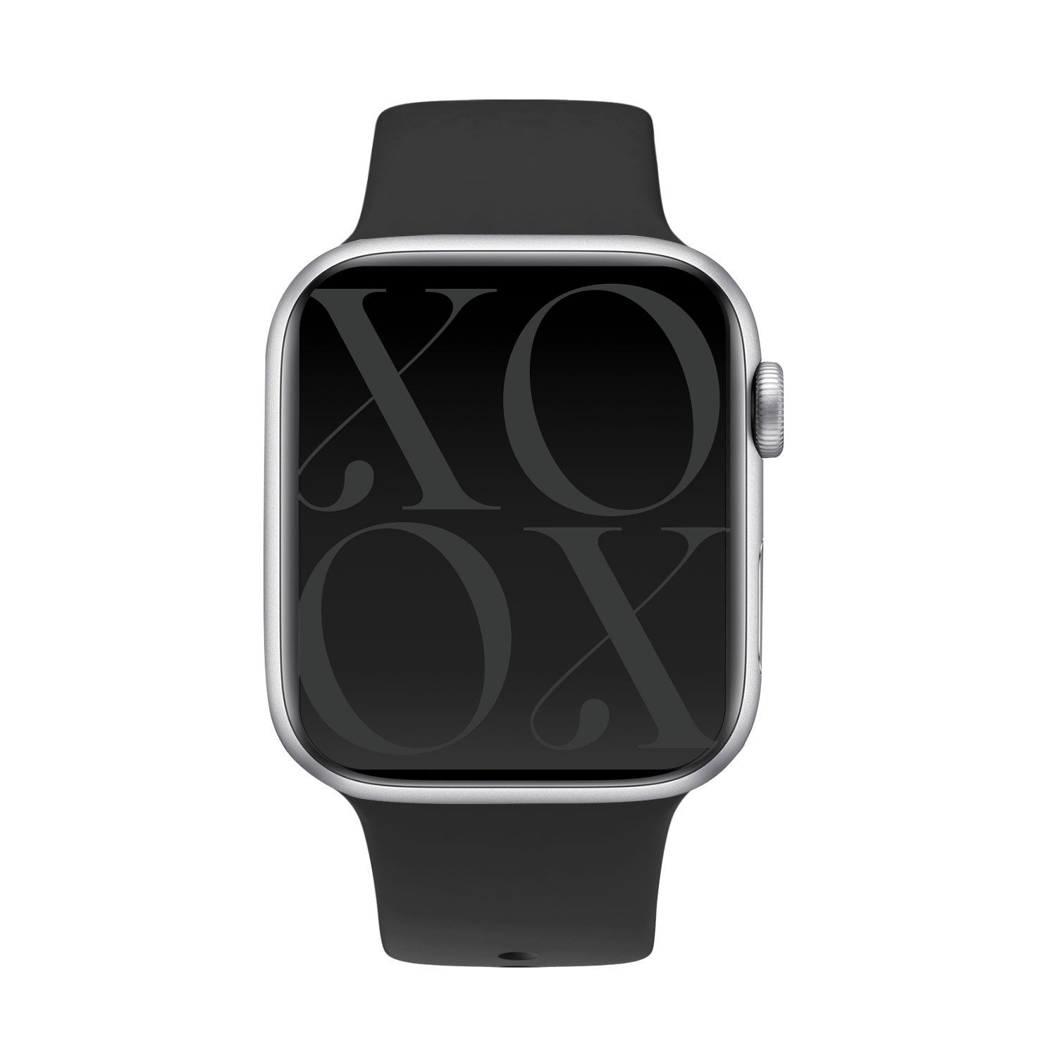 Bracelet silicone xoxo Wildhearts Apple Watch (noir)
