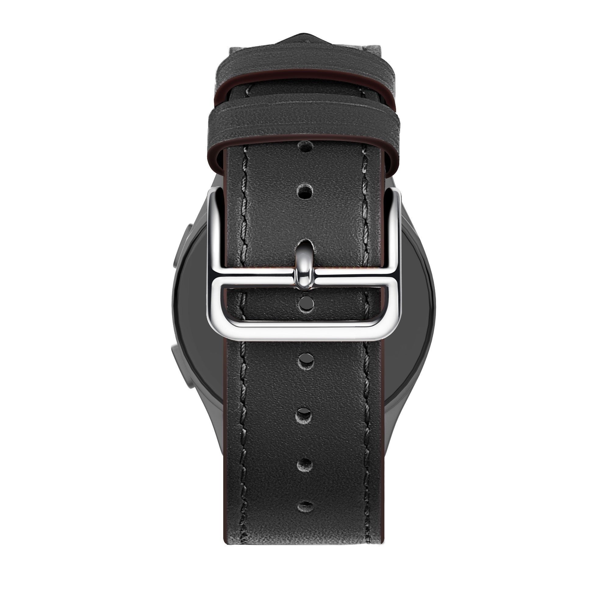 Bandz Coros Apex 46mm Leather Strap 'Deluxe' (Black)