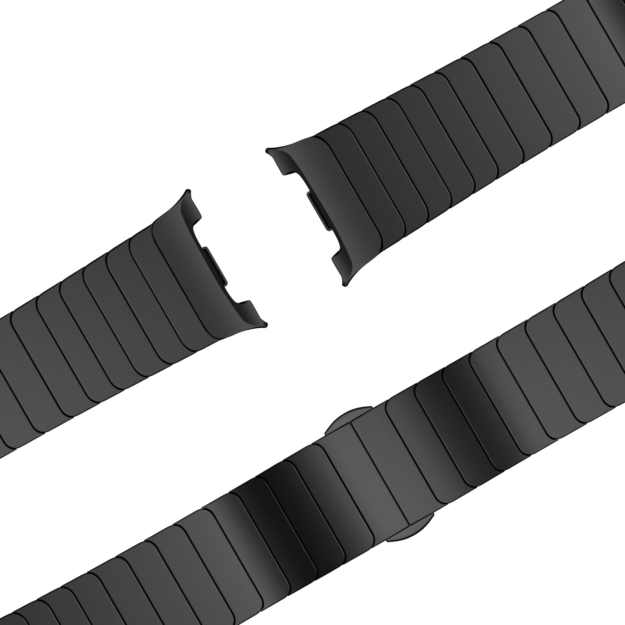 Bandz Samsung Galaxy Watch 8 - 44mm Steel Strap 'One Bead' (Black)