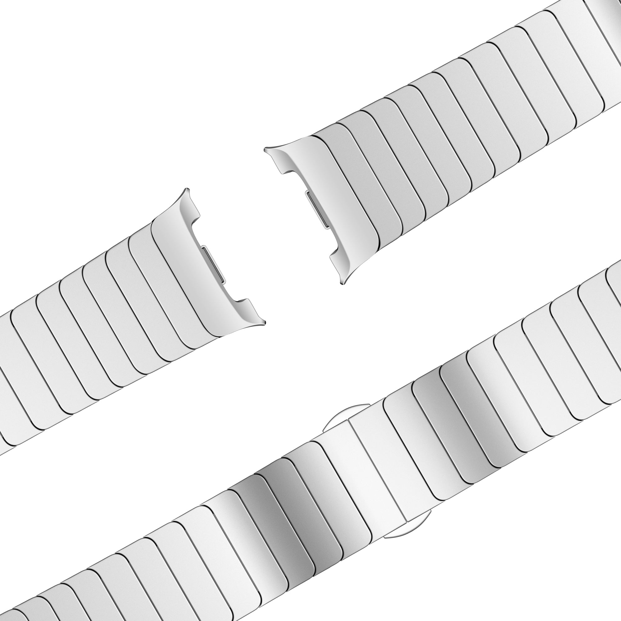 Bandz Bracelet acier 'One Bead' Samsung Galaxy Watch 8 - 44mm (argent)