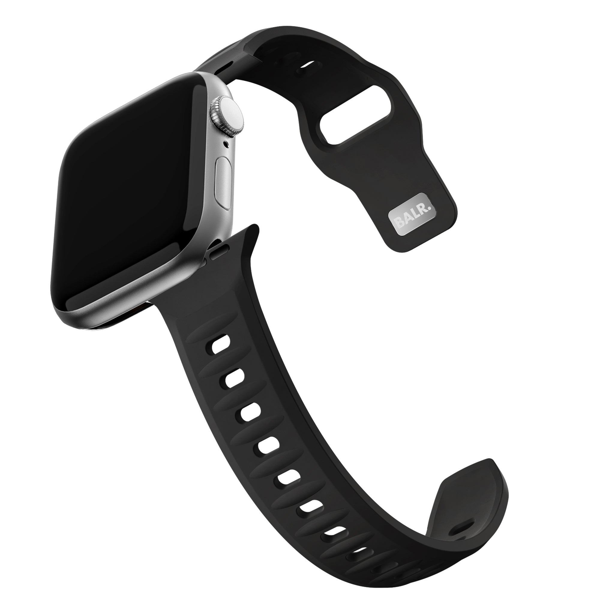 BALR. Bracelet en silicone Outdoor pour Apple Watch (noir)