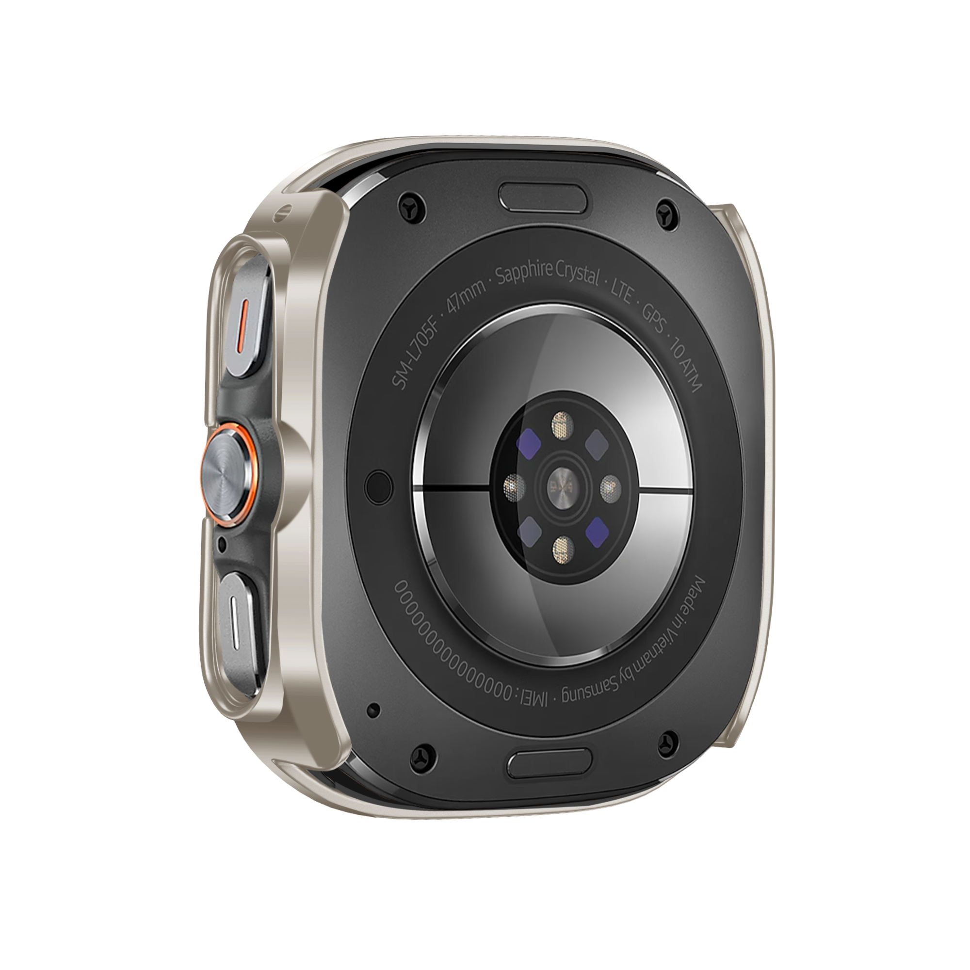 Bandz Coque PC avec verre Samsung Galaxy Watch Ultra (titane)