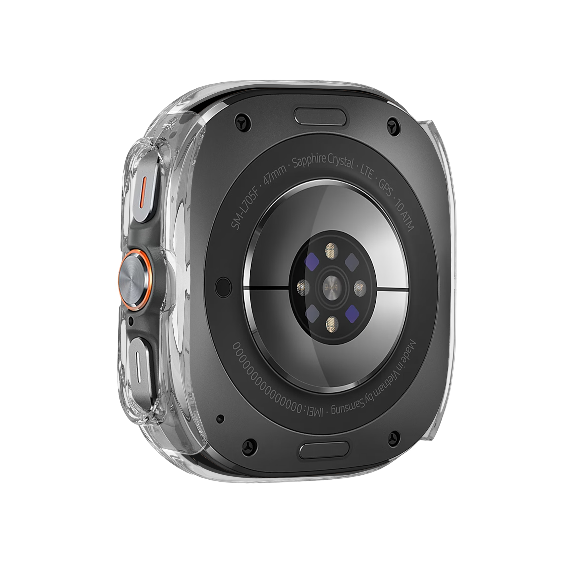 Bandz Coque PC avec verre Samsung Galaxy Watch Ultra (transparent)