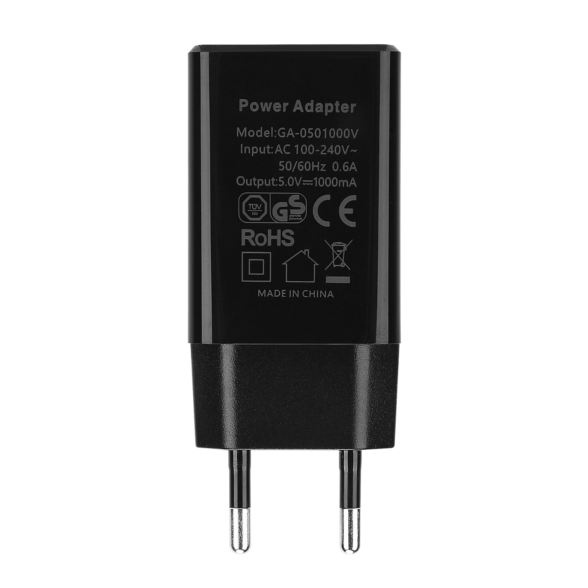 5W USB-A Charging Adapter (Black)