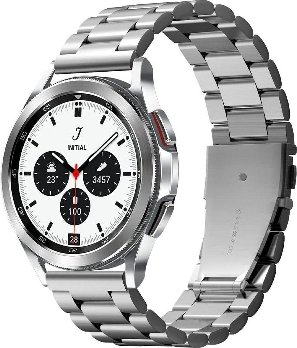 Spigen Samsung Galaxy Watch 4 44mm Steel Strap (Silver)