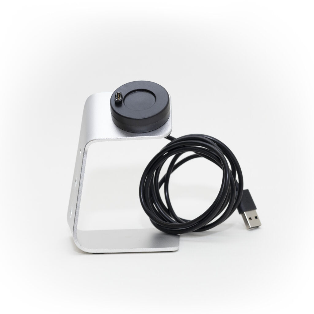 Chargeur avec station d'accueil Garmin Fenix 5/6/7/8 (argent)