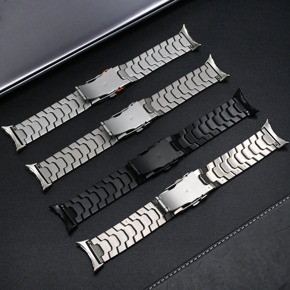 Bracelet titane 'Iron' Google Pixel Watch 4 - 45mm (argent)