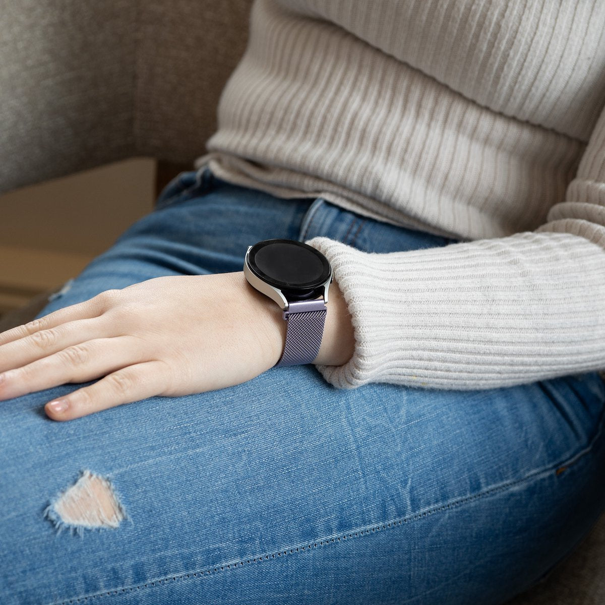 Bracelet milanais Samsung Galaxy Watch 6 - 40mm (lilas)