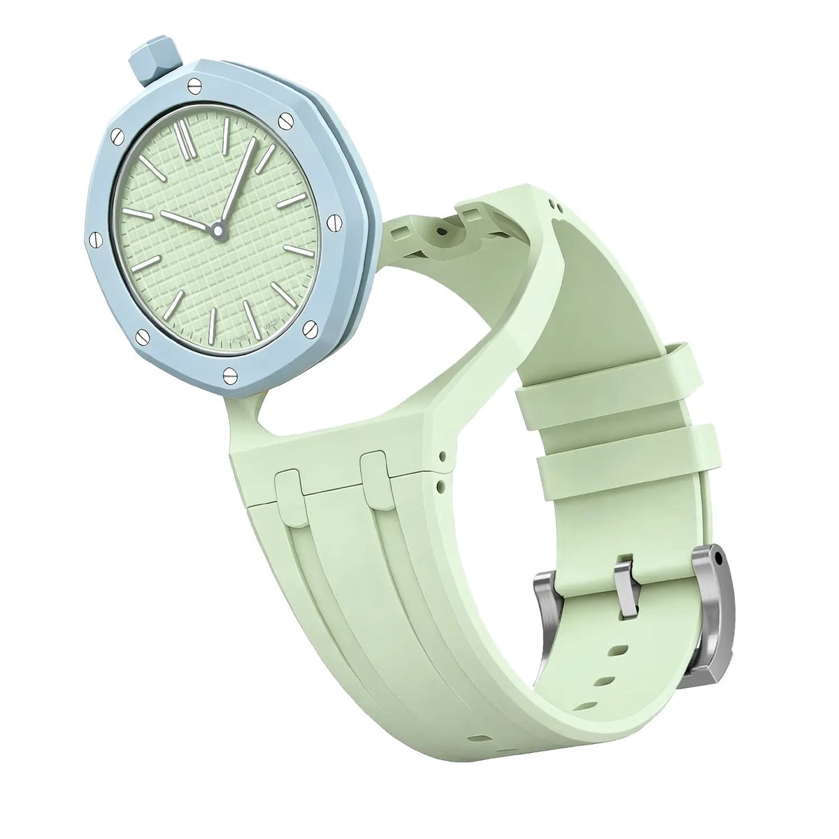 Bracelet silicone - 12 heures Swatch Royal Pop (lime)