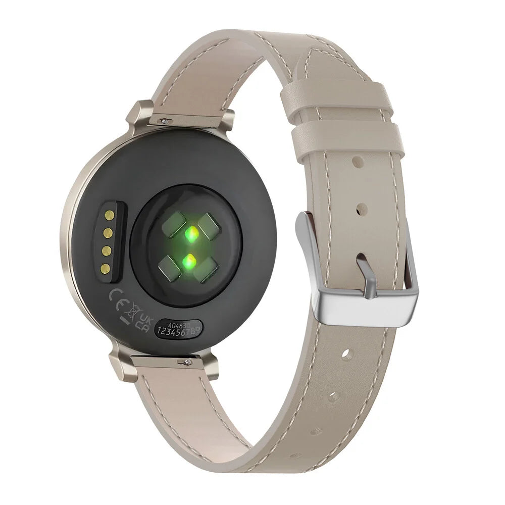 Bracelet montre cuir 14mm - universal (beige)