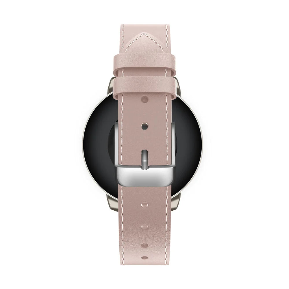 Bracelet montre cuir 14mm - universal (rose)