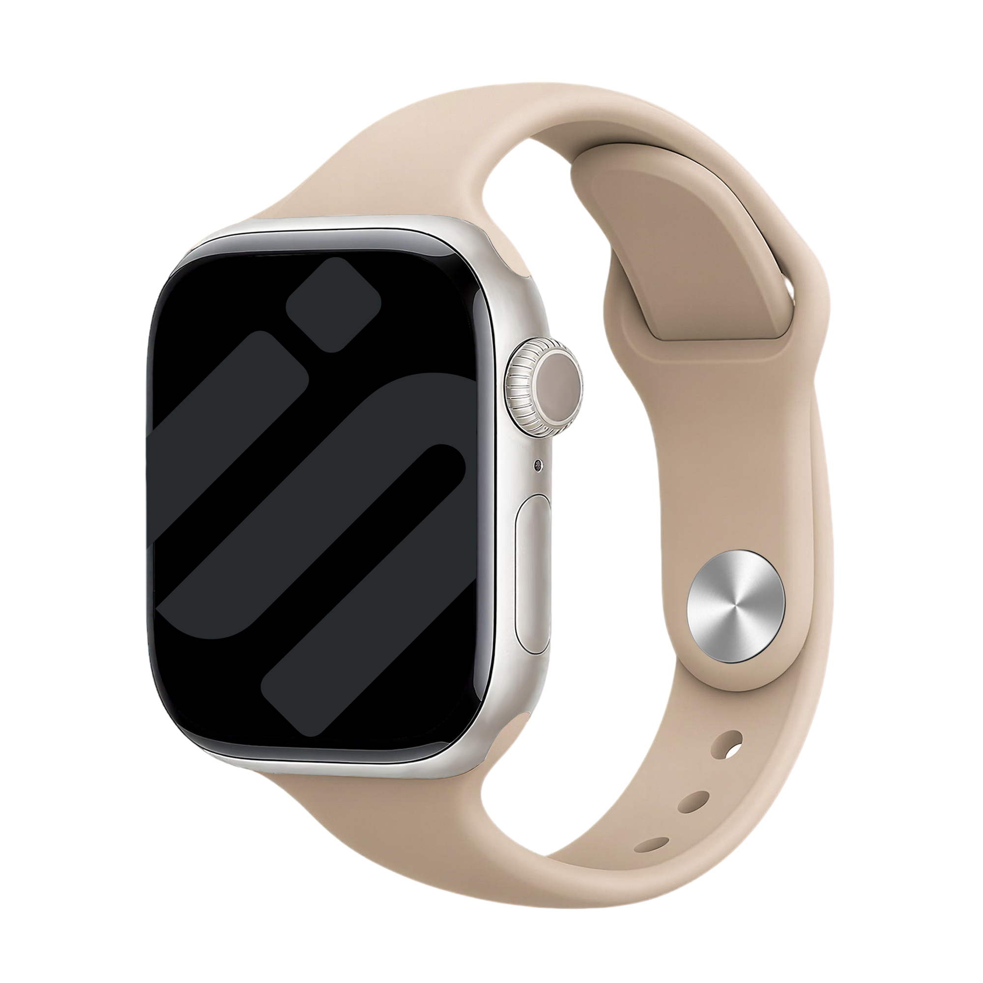 Bracelet de silicone Slimfit Apple Watch (beige)