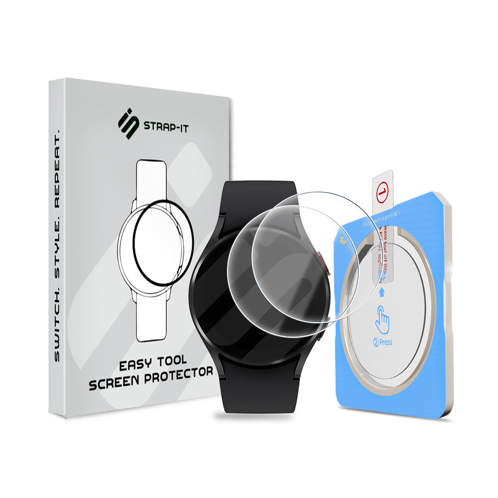Protecteur d'écran avec outil de pose en un clic - Samsung Galaxy Watch 4 - 40mm