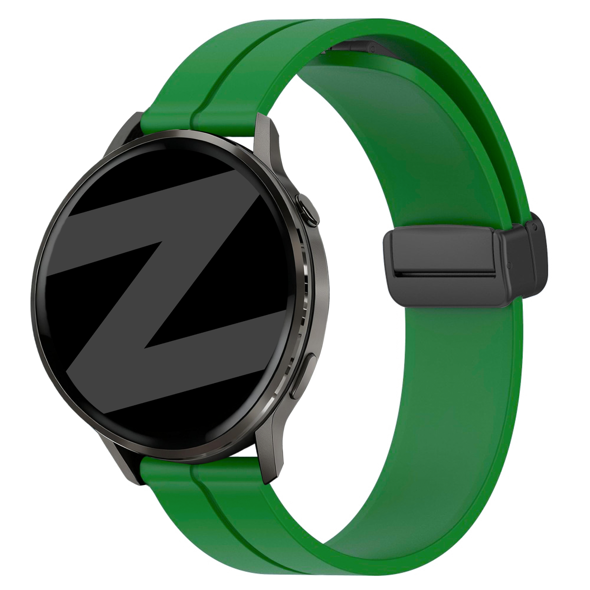 Bandz Garmin Approach S42 Silicone Strap with D-Buckle (Green)