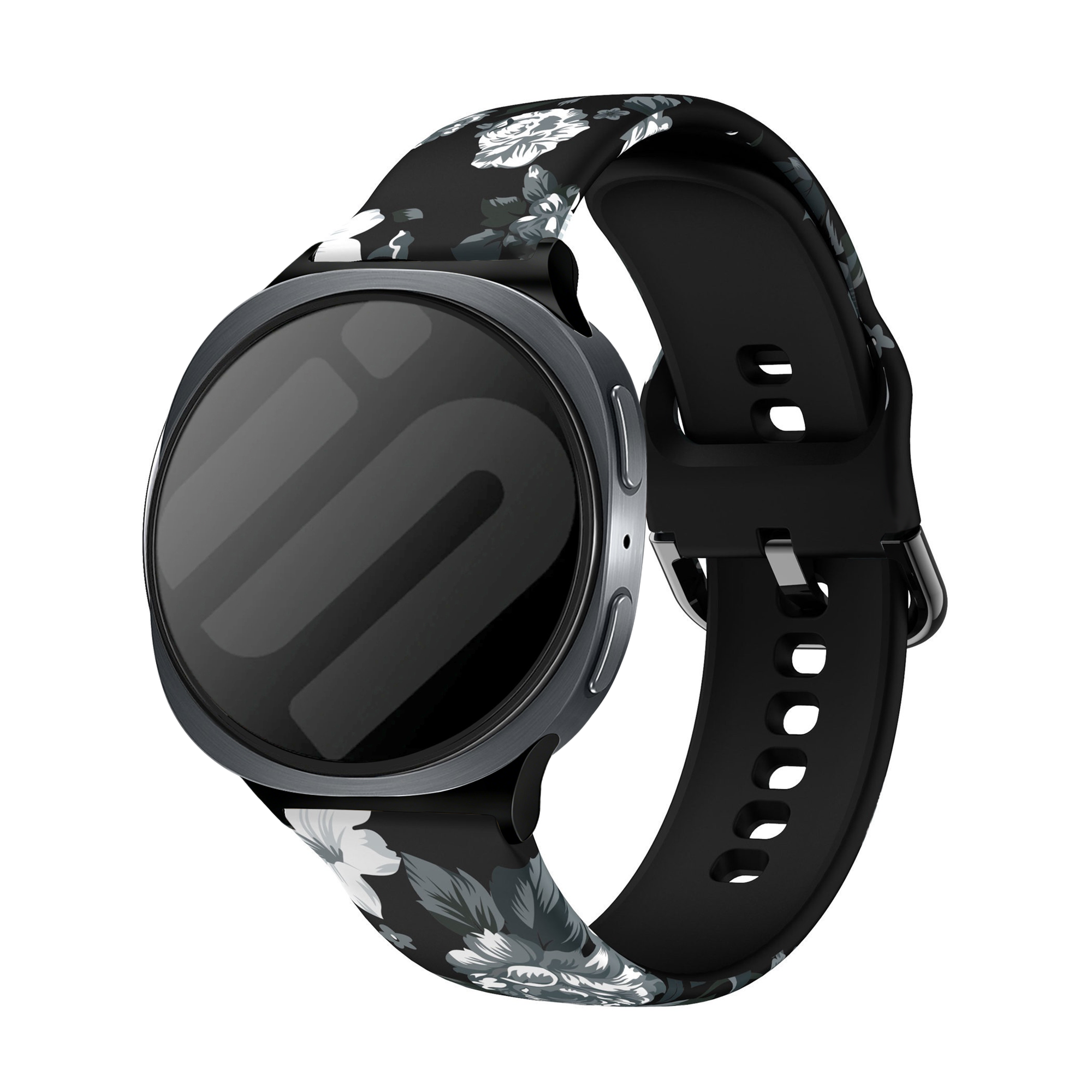 Bracelet fleur grise Samsung Galaxy Watch 8 Classic
