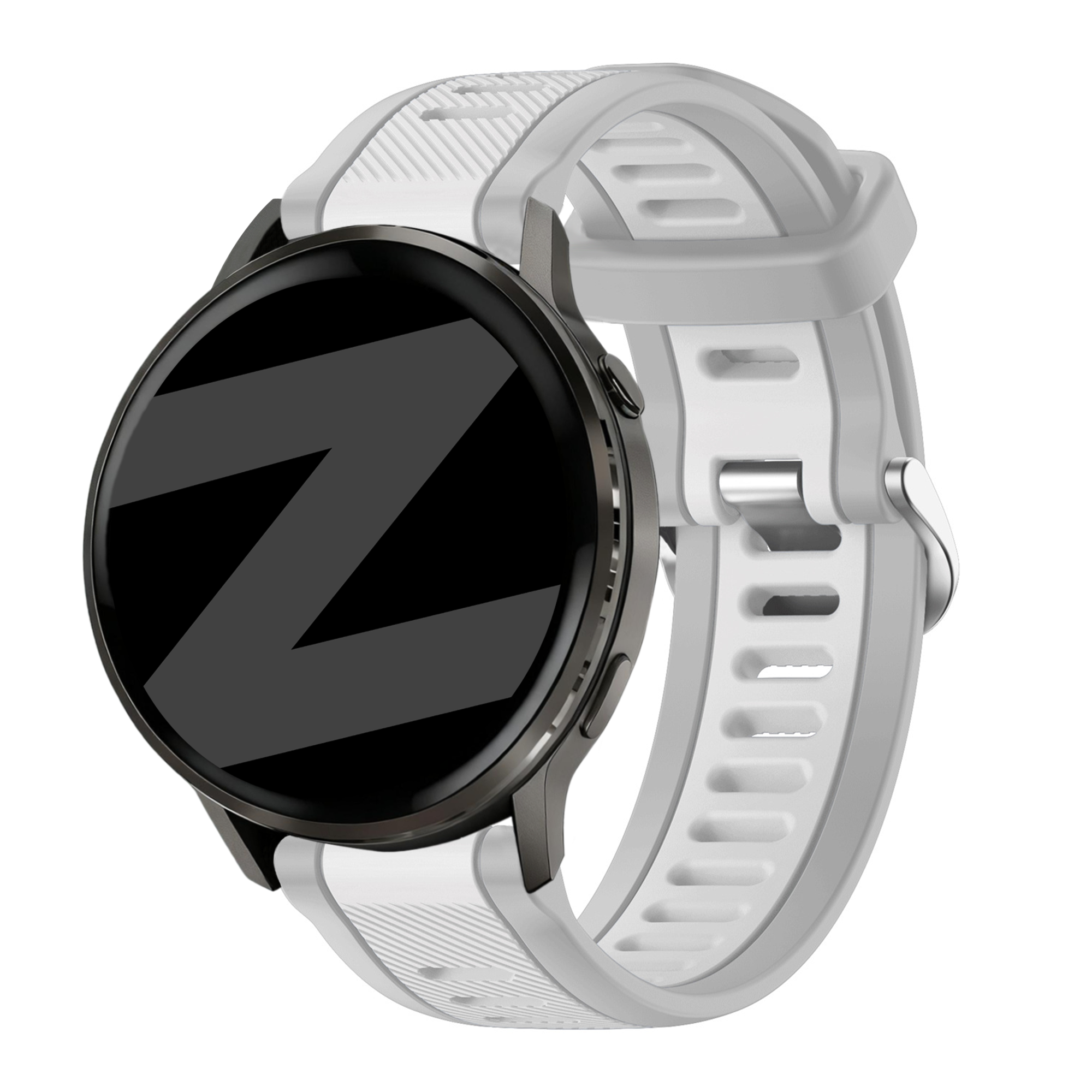 Bandz Bracelet dual sport avec boucle Garmin Approach S50 (gris)