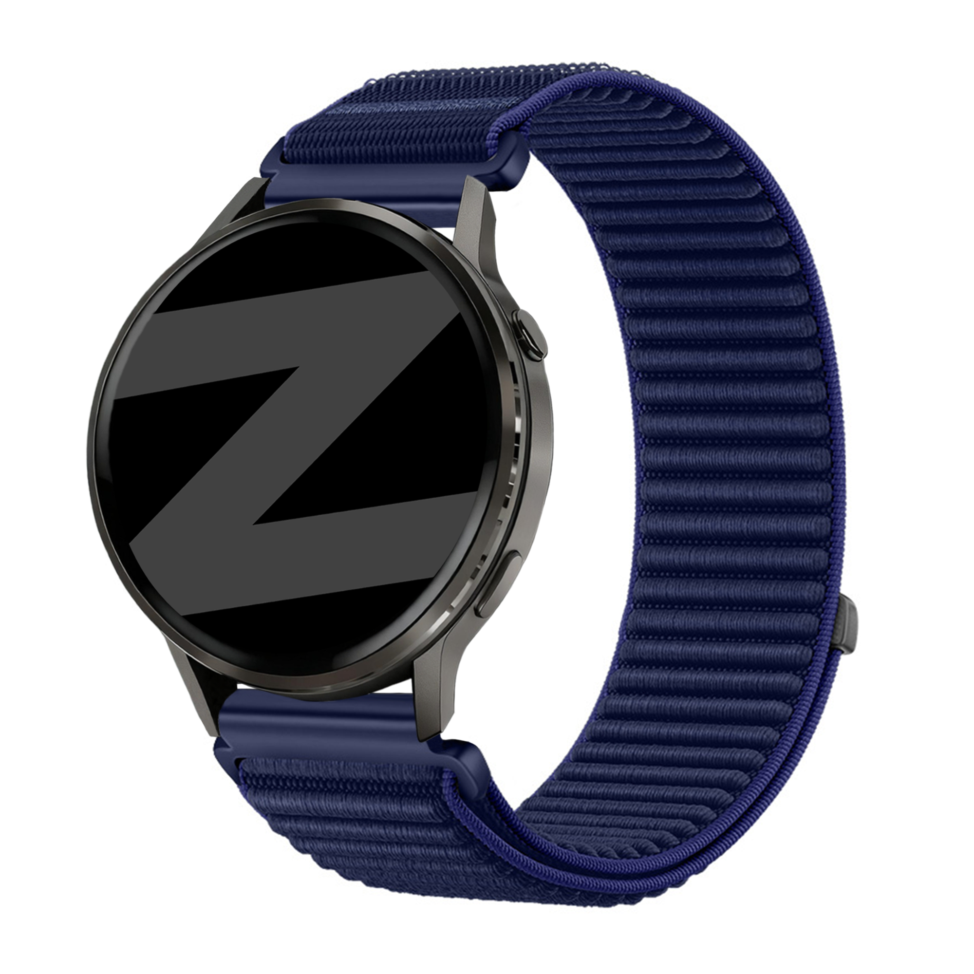 Bandz Garmin Forerunner 265s Nylon Strap 'Wave' (Dark Blue)