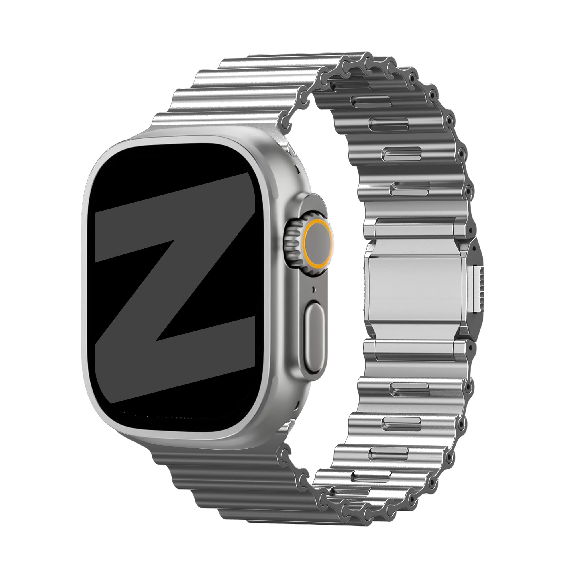Bandz Bracelet acier 'Ocean' Apple Watch Ultra (titane)