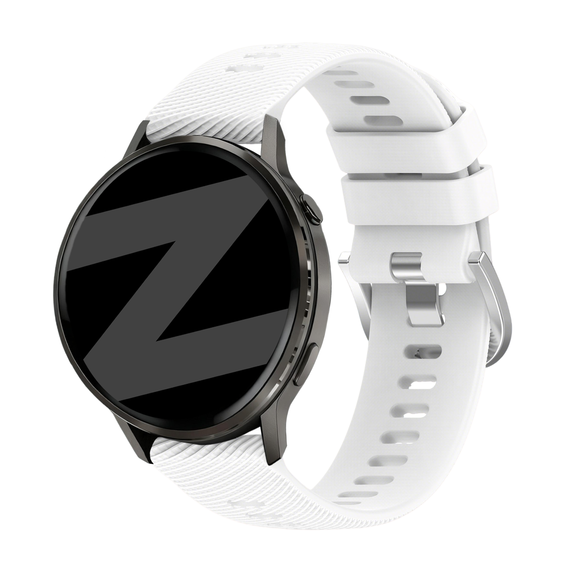 Bandz Bracelet silicone 'Deluxe' Garmin Forerunner 265s (blanc)