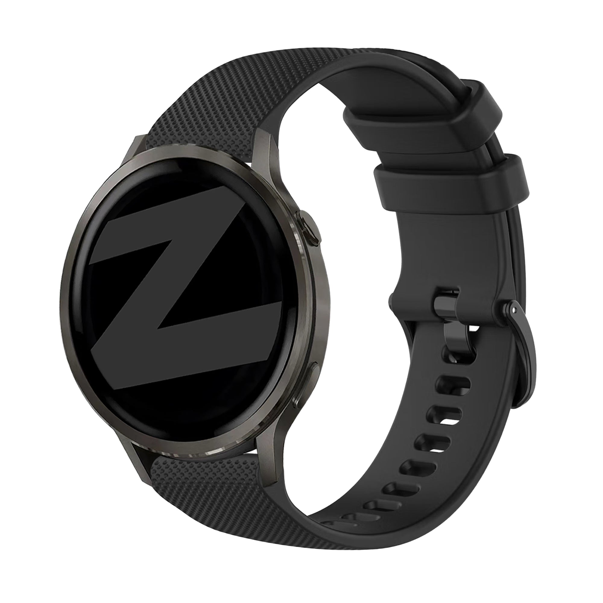 Bandz Bracelet silicone 'Premium' Garmin Forerunner 265 (noir)