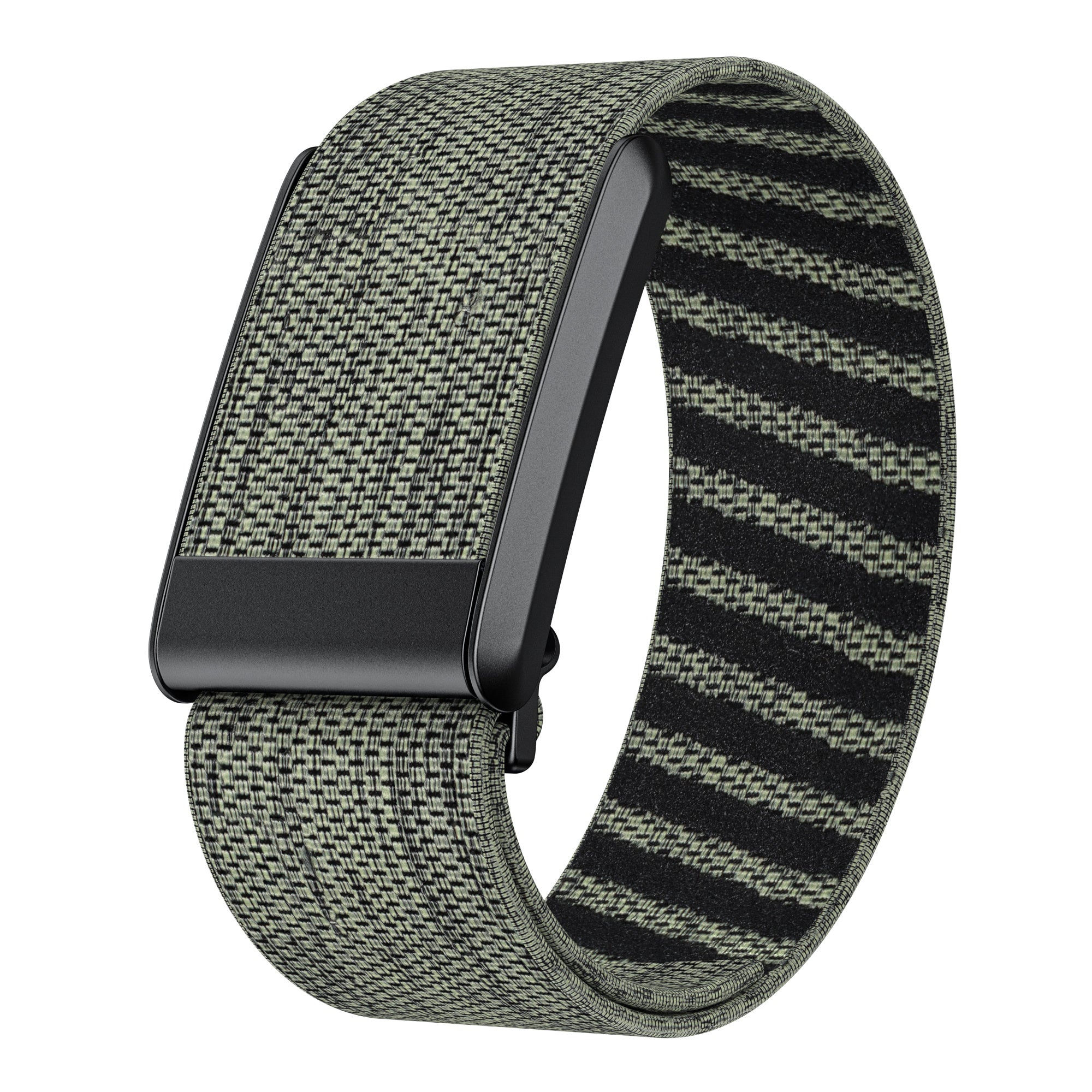Bracelet nylon compatible avec Whoop 4.0 (gris-vert)