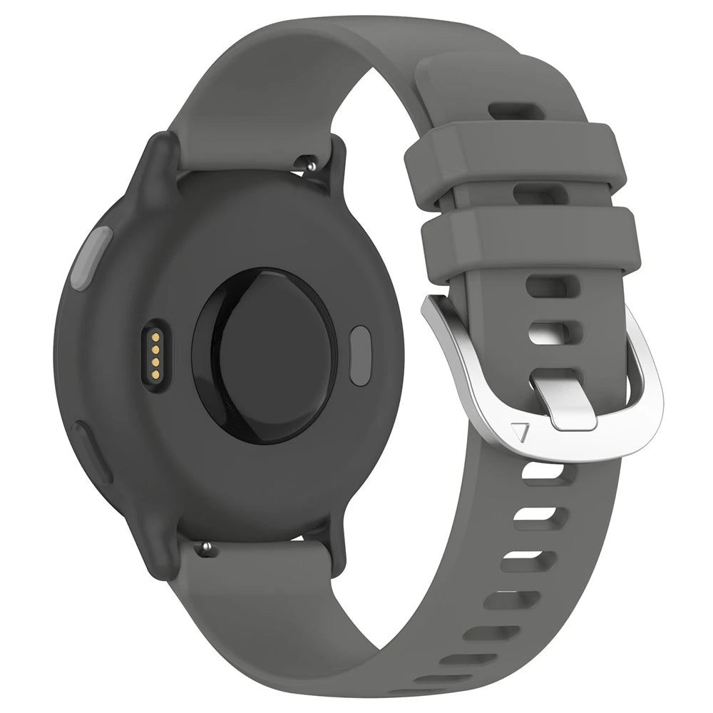 Bracelet silicone classique Garmin Approach S44 (gris foncé)