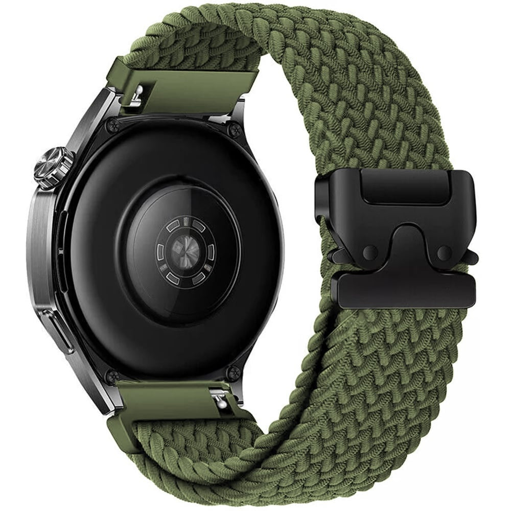 Bracelet nylon avec boucle Fossil Gen 4 Explorist HR (vert)