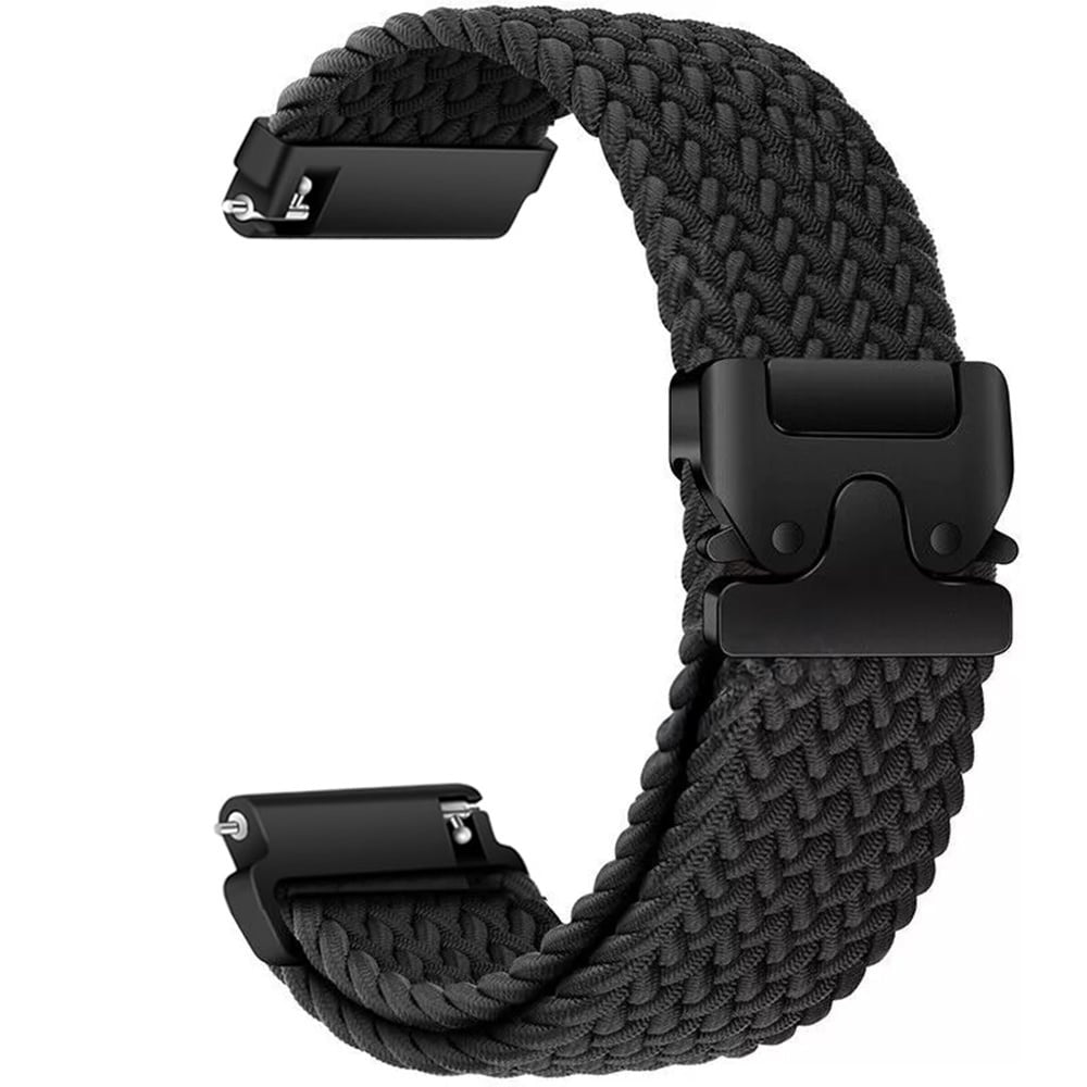 Bracelet tissé avec boucle Huawei Watch 5 - 42mm (noir)