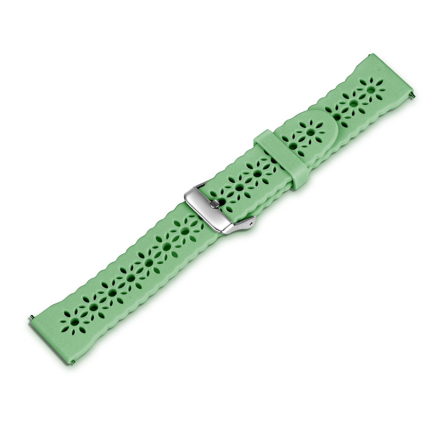 Withings Steel HR - 40mm Patterned Silicone Strap (Green)