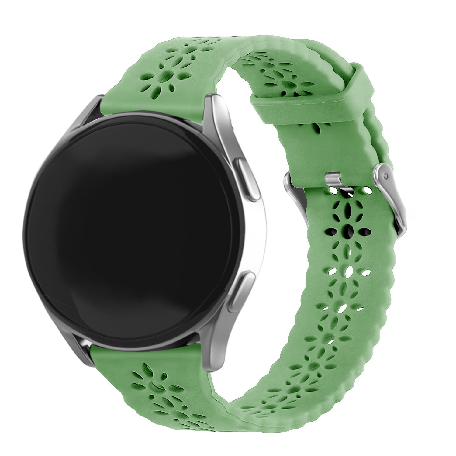 Bracelet de silicone avec relief Amazfit Bip 3 (Pro) (vert)