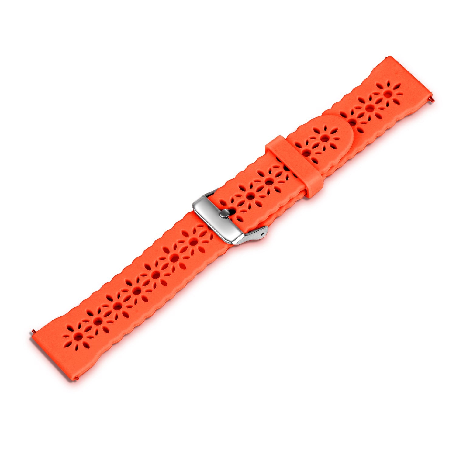 Amazfit Active Patterned Silicone Strap (Orange)