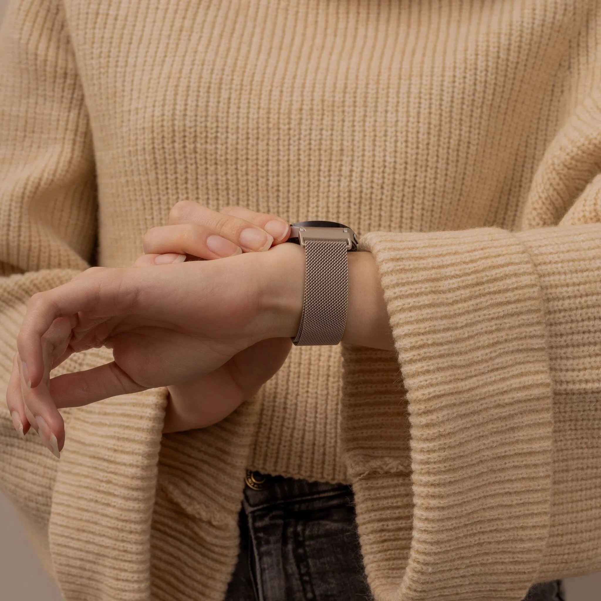 Bracelet milanais Oppo Watch X2 Mini (champagne)