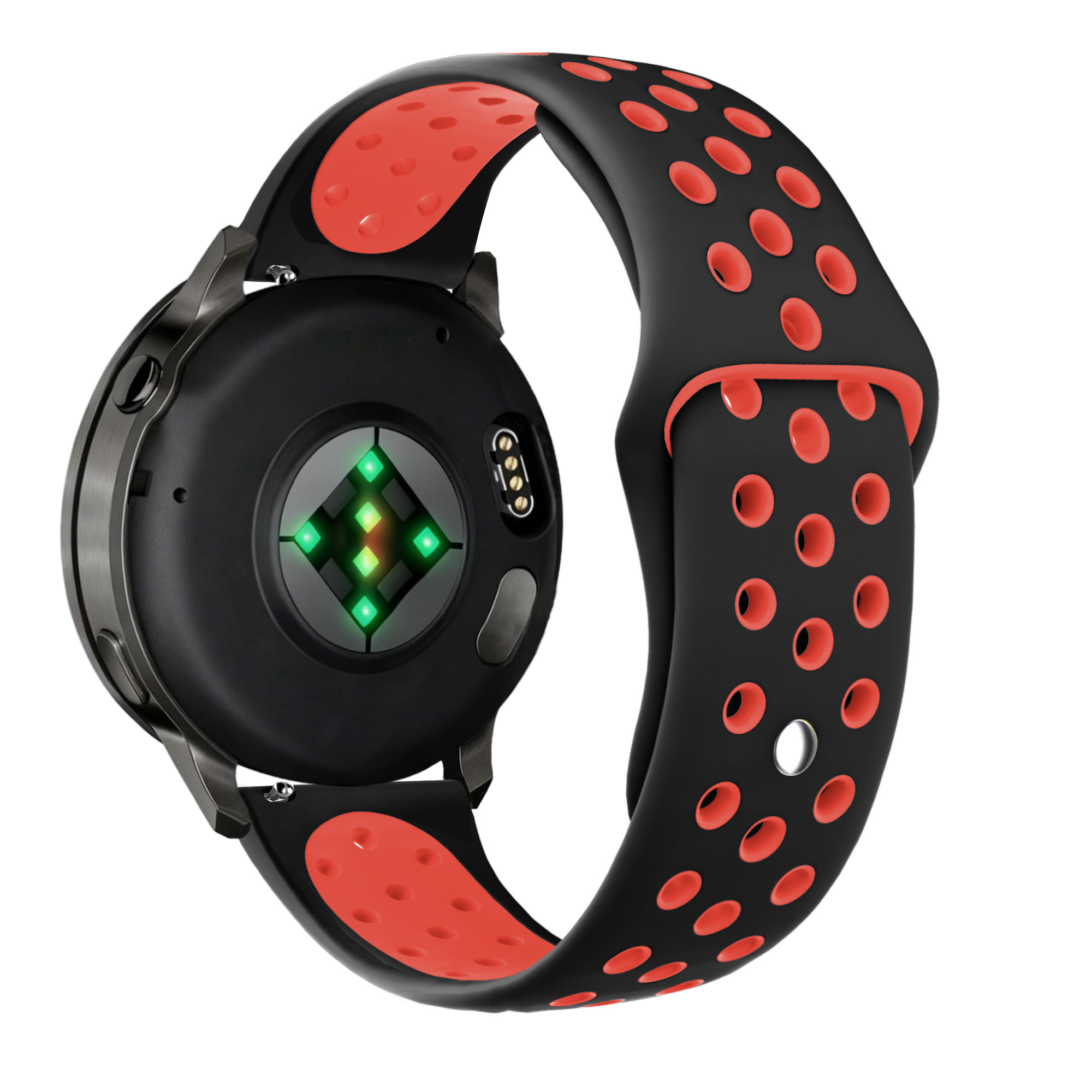 Bandz Garmin Vivomove Style Sport Strap 'Deluxe' (Black/Red)