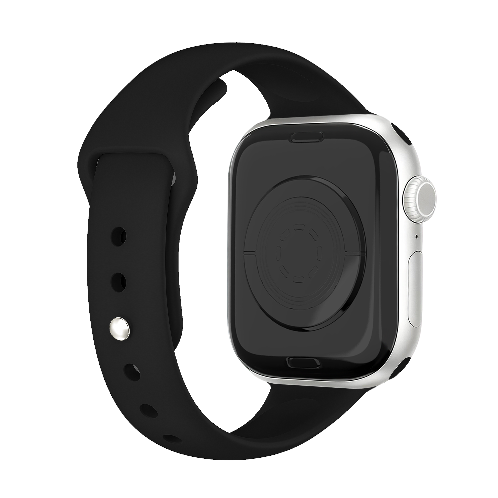 Bracelet de silicone Slimfit Apple Watch (noir)