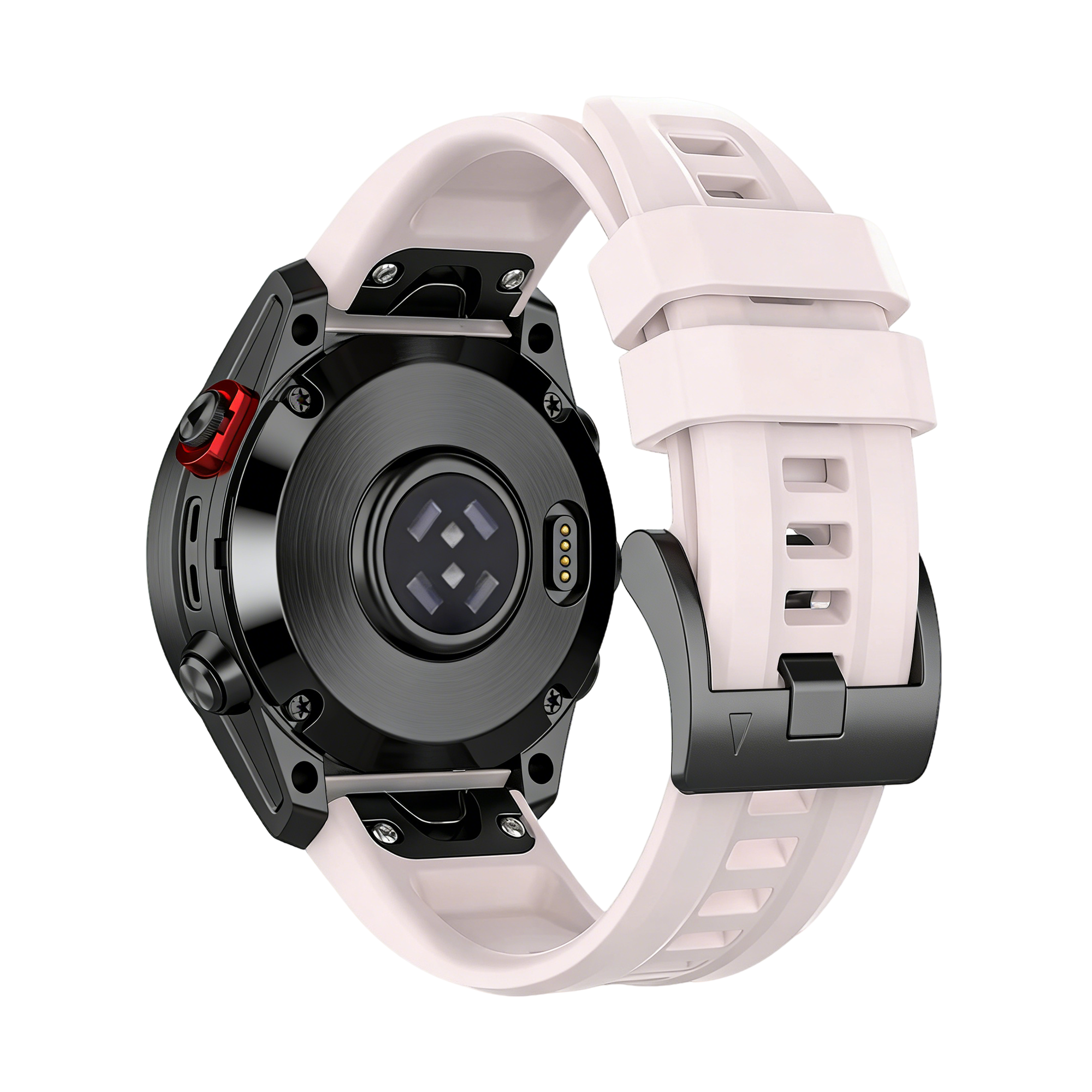 Bandz Bracelet silicone 'Classic' Garmin Descent Mk2S (rose clair)